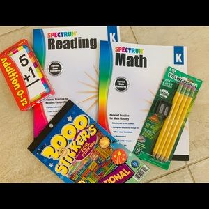 ✏️Spectrum Kindergarten Math & Reading Workbooks.
